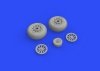 Eduard 648989 P-51B/ C wheels block tread EDUARD 1/48